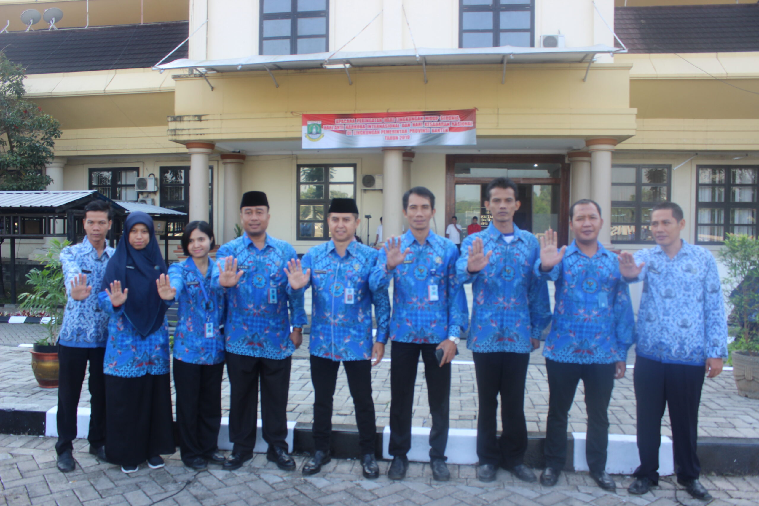 BNN Provinsi Banten Mengikuti Upacara di Kawasan Pusat Pemerintahan Provinsi Banten