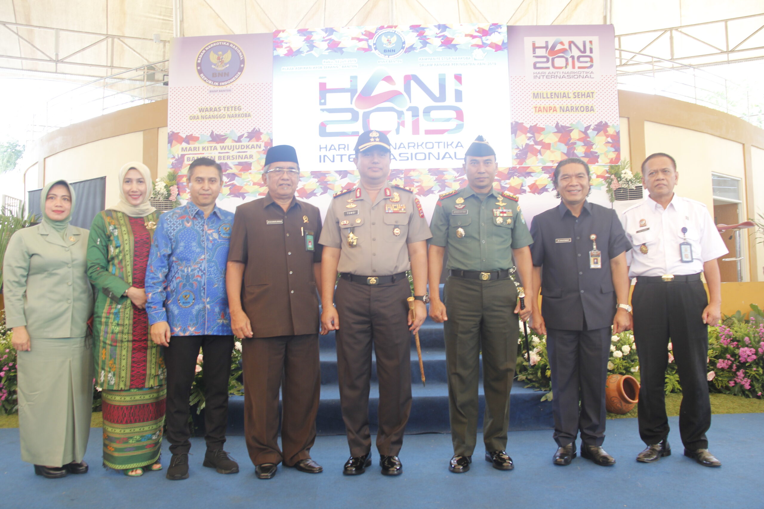 Memperingati Hari Anti Narkotika Internasional (HANI) BNNP Banten