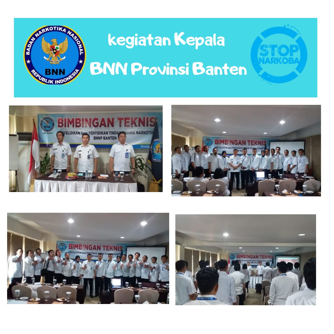 Kepala BNN Provinsi Banten Menghadiri Undangan sebagai Narasumber kegiatan Bimtek Lidik dan Sidik TP. Narkotika