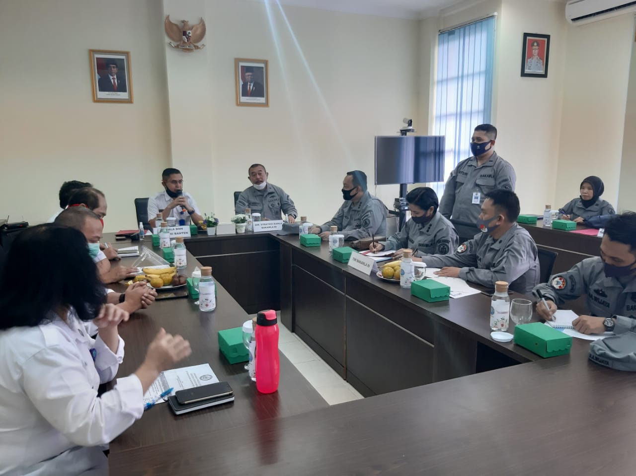 Menerima Kunjungan Strategis Sinegritas Bakamla RI ke BNN Provinsi Banten