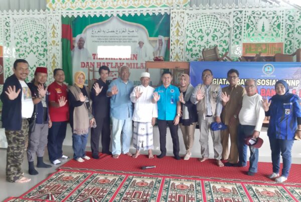 Bakti Sosial BNN Provinsi Banten Peduli Bencana Banjir & Longsor di Kecamatan Cipanas Lebak - Banten