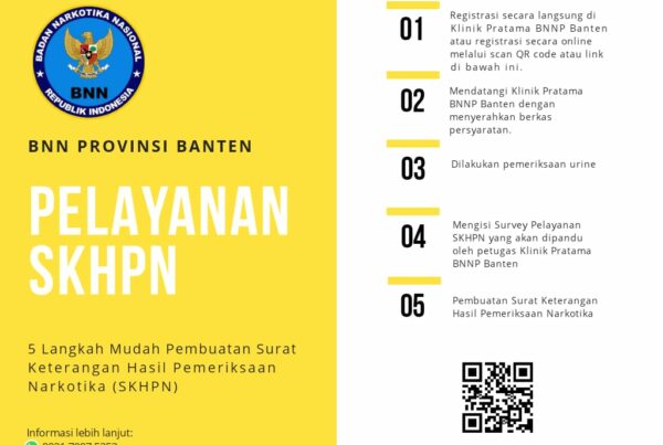 Pelayanan SKHPN di BNN Provinsi Banten
