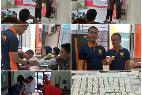 Penyuluhan Narkoba dan Pemberdayaan Masyarakat melalui Tes Urine di Lingkungan Pekerja Basarnas Banten