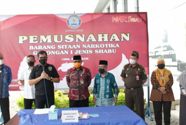 BNNP Banten Musnahkan 500,289 gram Sabu
