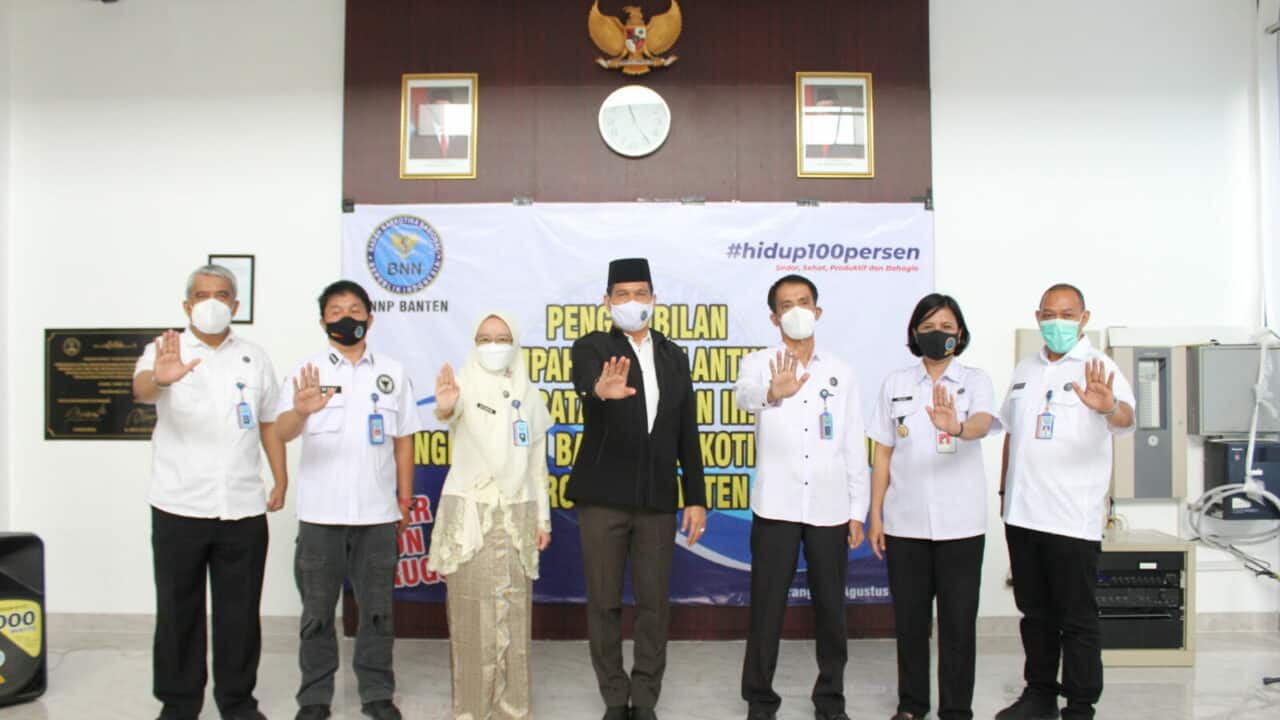 PELANTIKAN DAN PENGAMBILAN SUMPAH JABATAN KABAG. UMUM BNN PROVINSI BANTEN