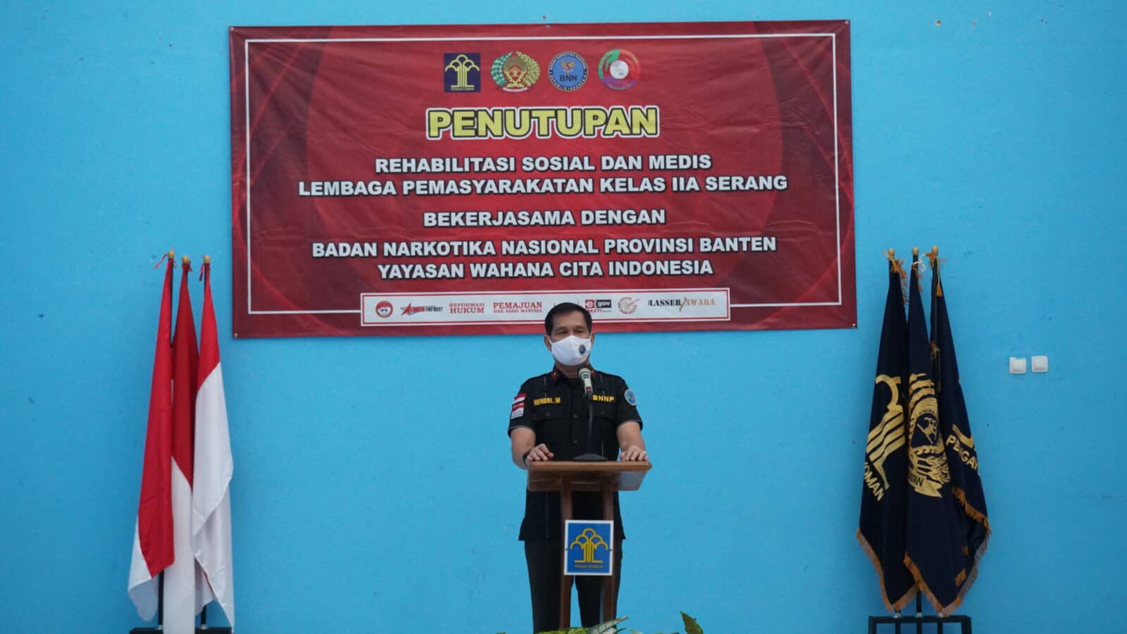 Kepala BNNP Banten Hadiri Penutupan Rehabilitasi Medis dan Sosial