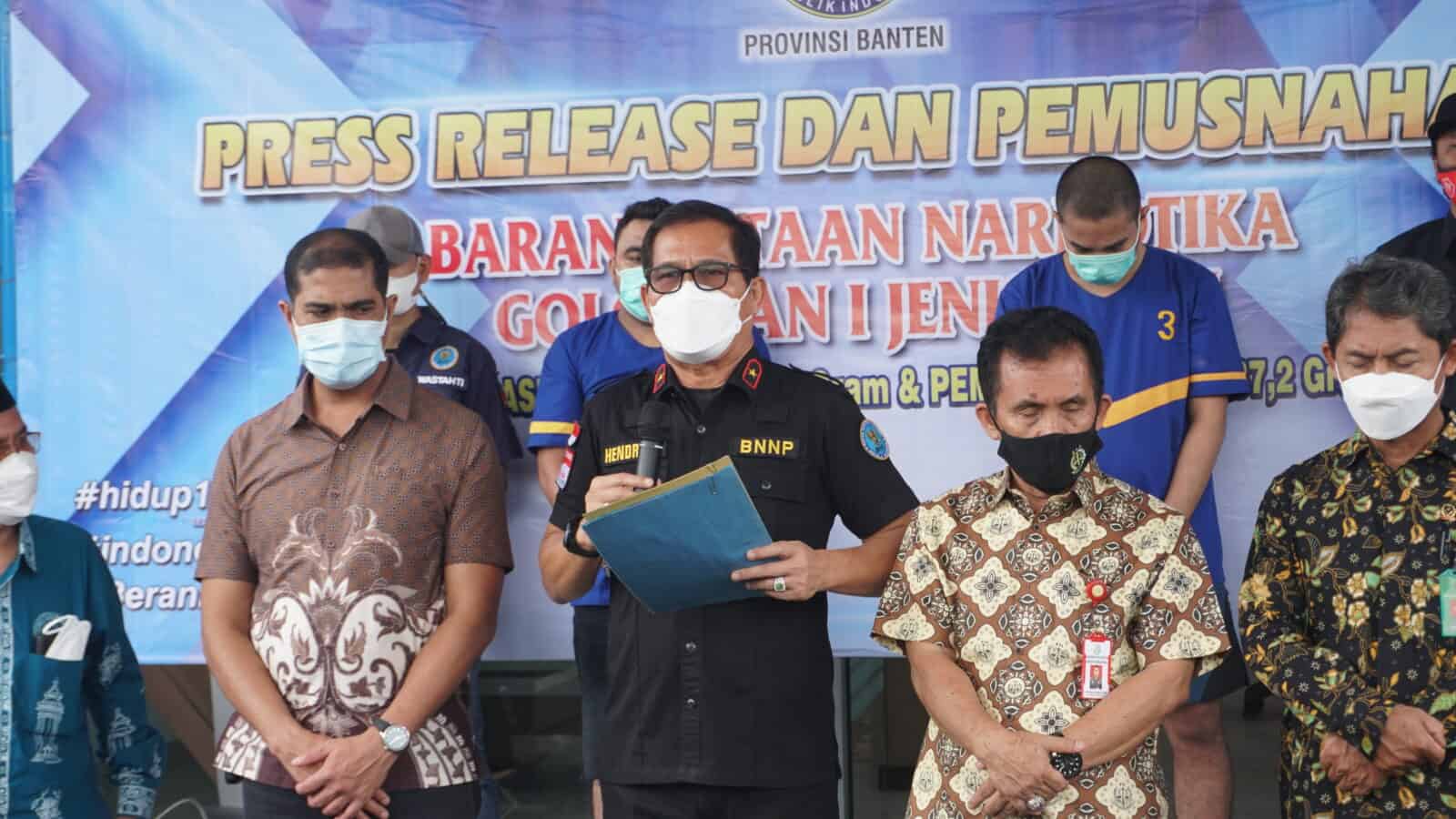 BNNP Banten Selamatkan 7000 Lebih Generasi Bangsa Lewat Pemusnahan Sabu