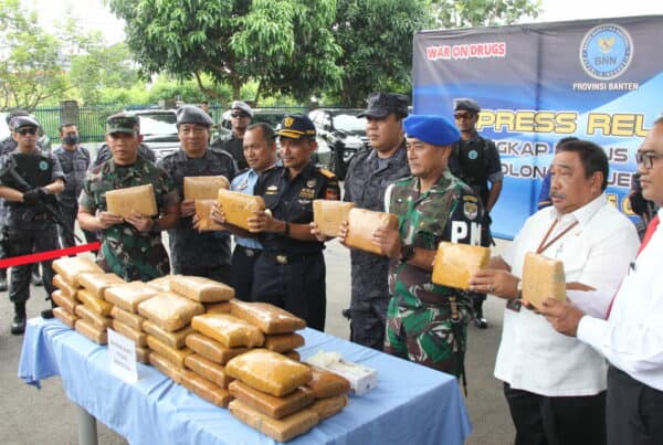 Press Release Barang Sitaan Narkotika Jenis Ganja Seberat ± 52.015 Gram